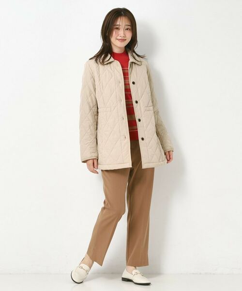 CORDIER / コルディア ステンカラーコート | 【M～4Lサイズ】ダイヤキルティングライトコート | 詳細20