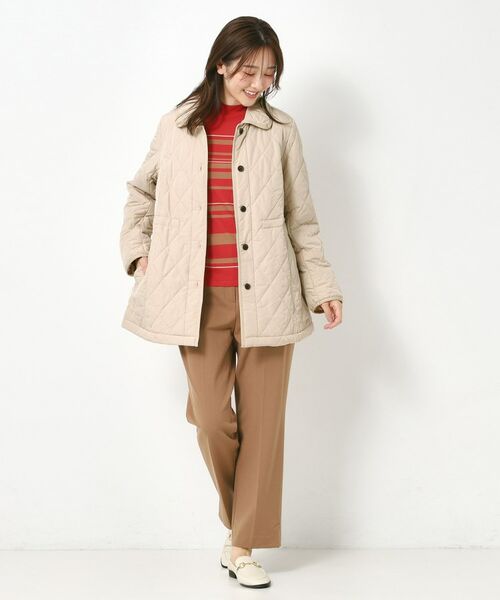 CORDIER / コルディア ステンカラーコート | 【M～4Lサイズ】ダイヤキルティングライトコート | 詳細21