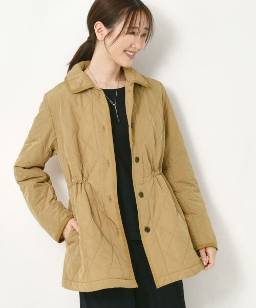 CORDIER/コルディア 【M~4Lサイズ】ダイヤキルティングライトコート ベージュ(053) 46(3L) CORDIER/コルディア 【M~4Lサイズ】ダイヤキルティングライトコート ベージュ(053) 46(3L)