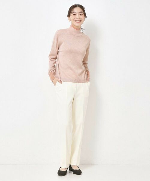 CORDIER / コルディア ニット・セーター | 配色衿ハイネックプルオーバーニット | 詳細18