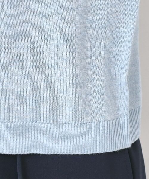 CORDIER / コルディア ニット・セーター | 配色衿ハイネックプルオーバーニット | 詳細6
