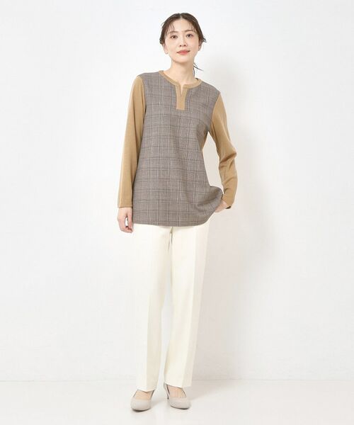 CORDIER / コルディア チュニック | 【M~4Lサイズ/2WAYストレッチ/洗える】クレール チュニック | 詳細12