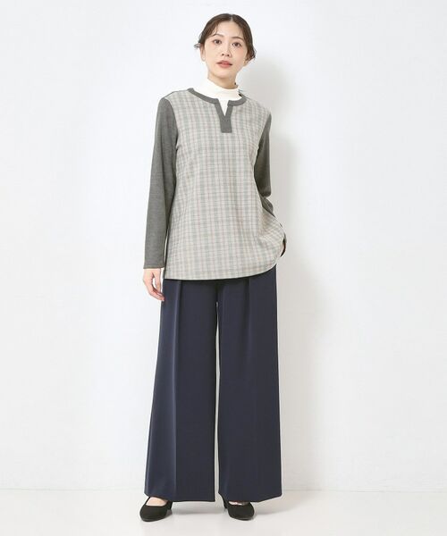 CORDIER / コルディア チュニック | 【M~4Lサイズ/2WAYストレッチ/洗える】クレール チュニック | 詳細17