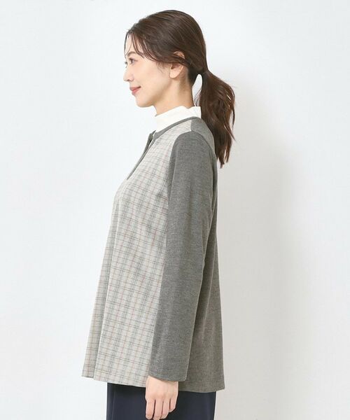 CORDIER / コルディア チュニック | 【M~4Lサイズ/2WAYストレッチ/洗える】クレール チュニック | 詳細2