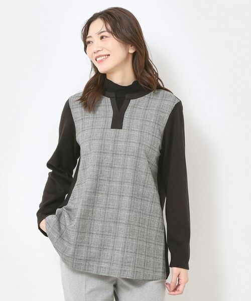 CORDIER / コルディア チュニック | 【M~4Lサイズ/2WAYストレッチ/洗える】クレール チュニック | 詳細7