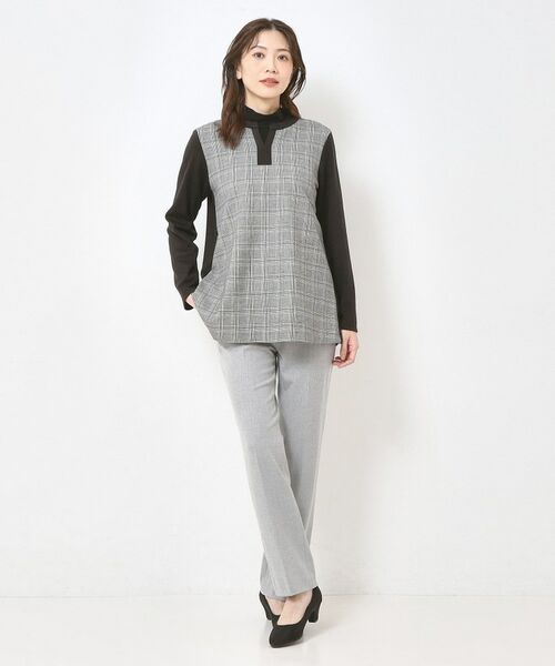 CORDIER / コルディア チュニック | 【M~4Lサイズ/2WAYストレッチ/洗える】クレール チュニック | 詳細8