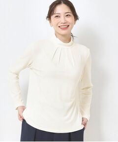 CORDIER / コルディア カットソー | 【M～4Lサイズ】プレミアジャージハイネックプルオーバー