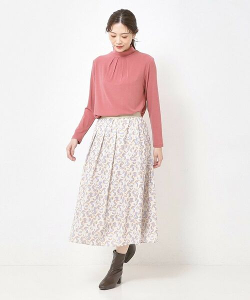 CORDIER / コルディア カットソー | 【M～4Lサイズ】プレミアジャージハイネックプルオーバー | 詳細12