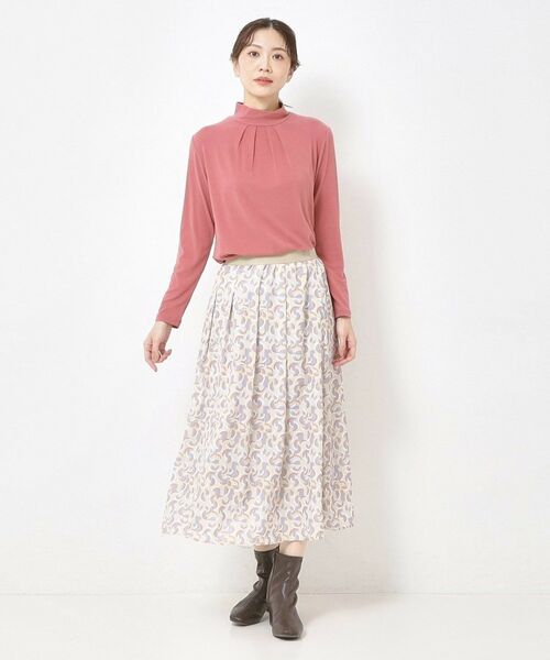 CORDIER / コルディア カットソー | 【M～4Lサイズ】プレミアジャージハイネックプルオーバー | 詳細13