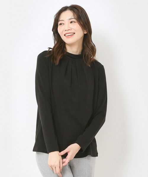 CORDIER / コルディア カットソー | 【M～4Lサイズ】プレミアジャージハイネックプルオーバー | 詳細7