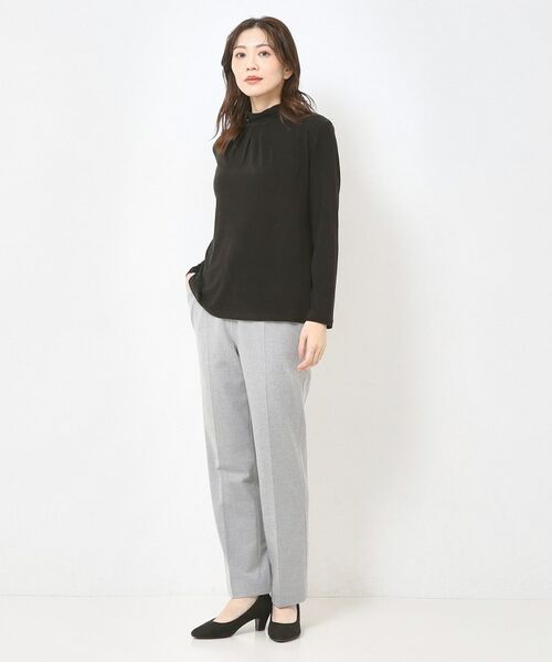 CORDIER / コルディア カットソー | 【M～4Lサイズ】プレミアジャージハイネックプルオーバー | 詳細9