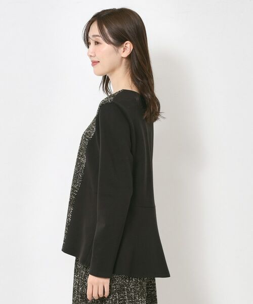 CORDIER / コルディア カットソー | 【M~4Lサイズ/セットアップ/洗える】セナプリントジャージプルオーバー | 詳細2