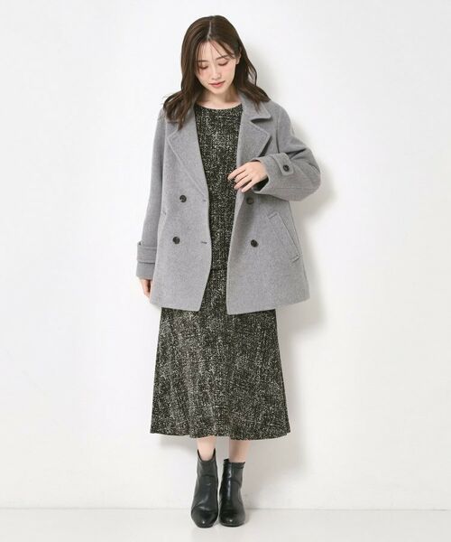 CORDIER / コルディア カットソー | 【M~4Lサイズ/セットアップ/洗える】セナプリントジャージプルオーバー | 詳細9