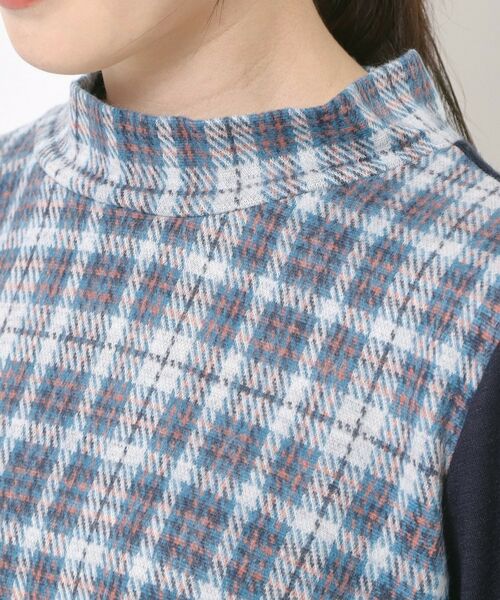 CORDIER / コルディア チュニック | 【M~4Lサイズ】ウインターチェックチュニックプルオーバー | 詳細4