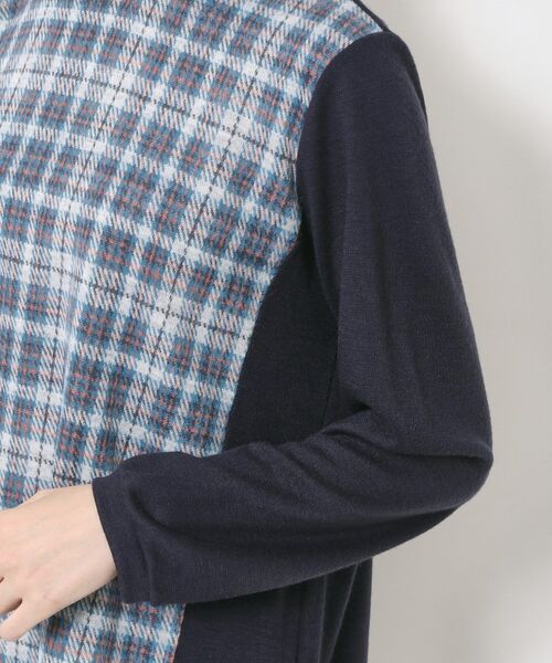 CORDIER / コルディア チュニック | 【M~4Lサイズ】ウインターチェックチュニックプルオーバー | 詳細5