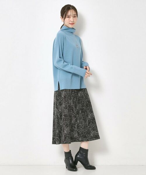 CORDIER / コルディア ニット・セーター | 【M～4Lサイズ】スーパーメリノマルチボーダープルオーバーニット | 詳細12