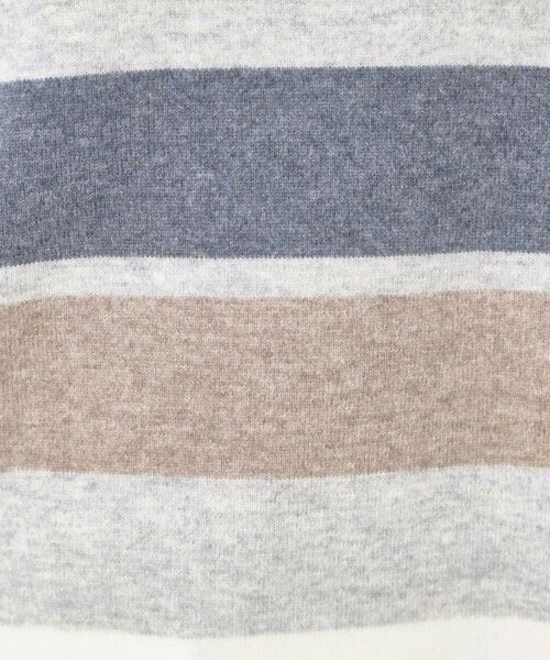 CORDIER / コルディア ニット・セーター | 【M～4Lサイズ】スーパーメリノマルチボーダープルオーバーニット | 詳細18