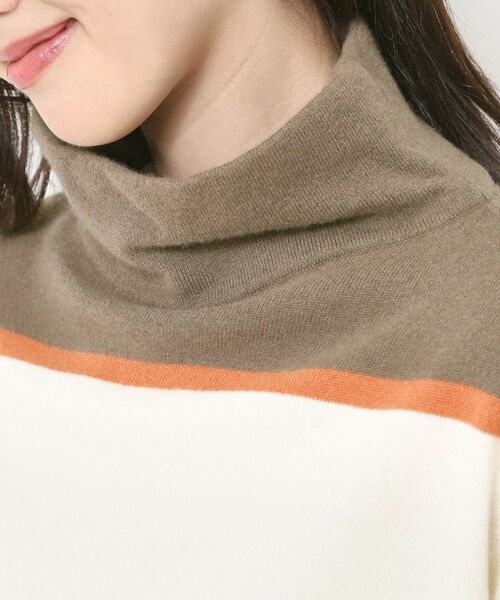 CORDIER / コルディア ニット・セーター | 【M～4Lサイズ】スーパーメリノマルチボーダープルオーバーニット | 詳細4