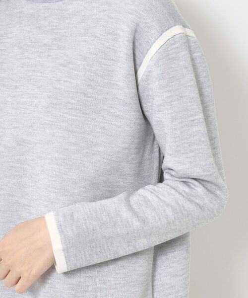 CORDIER / コルディア ニット・セーター | 【セットアップ】ウールブレンド配色ラインプルオーバーニット | 詳細5