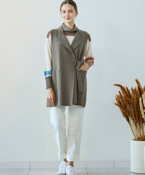 CORDIER / コルディア ベスト | スーパーメリノニットベスト | 詳細23