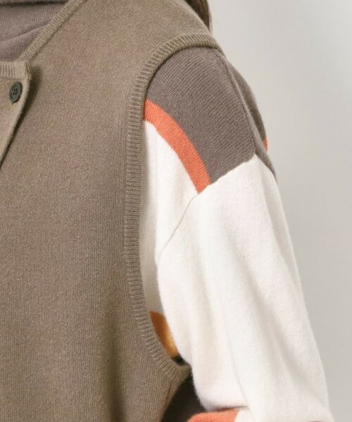 CORDIER / コルディア ベスト | スーパーメリノニットベスト | 詳細5