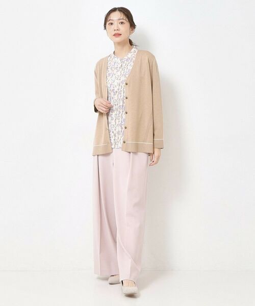 CORDIER / コルディア カーディガン・ボレロ | 【M～3Lサイズ／アンサンブル／洗える】エターナルニットVネックカーディガン | 詳細13