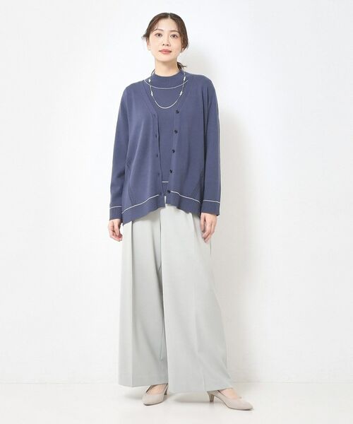 CORDIER / コルディア カーディガン・ボレロ | 【M～3Lサイズ／アンサンブル／洗える】エターナルニットVネックカーディガン | 詳細17