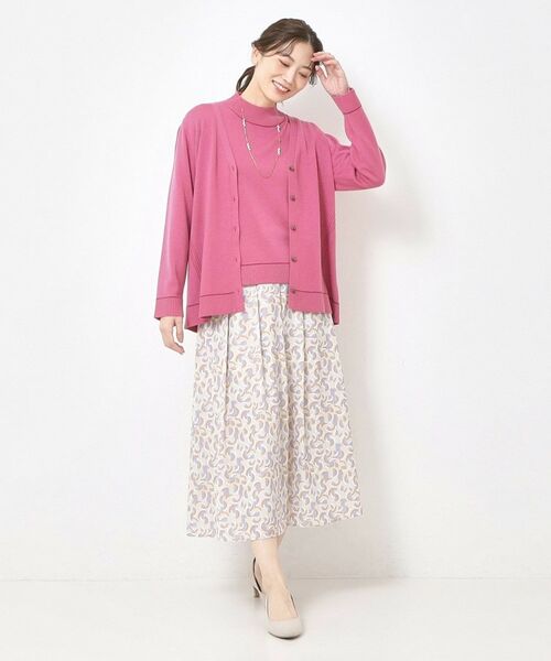 CORDIER / コルディア カーディガン・ボレロ | 【M～3Lサイズ／アンサンブル／洗える】エターナルニットVネックカーディガン | 詳細21