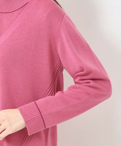 CORDIER / コルディア カーディガン・ボレロ | 【M～3Lサイズ／アンサンブル／洗える】エターナルニットVネックカーディガン | 詳細5