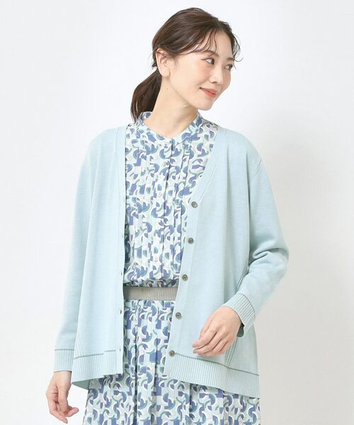 CORDIER / コルディア カーディガン・ボレロ | 【M～3Lサイズ／アンサンブル／洗える】エターナルニットVネックカーディガン | 詳細7