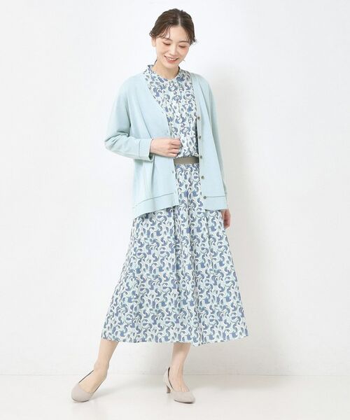 CORDIER / コルディア カーディガン・ボレロ | 【M～3Lサイズ／アンサンブル／洗える】エターナルニットVネックカーディガン | 詳細8