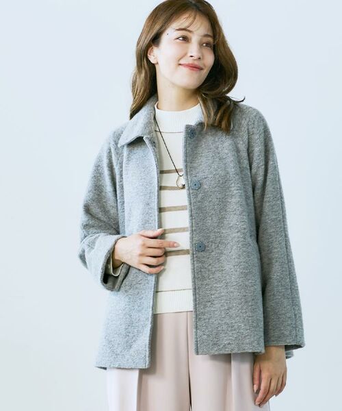 CORDIER / コルディア ステンカラーコート | 【M～4Lサイズ】イタリースライバーコート | 詳細22