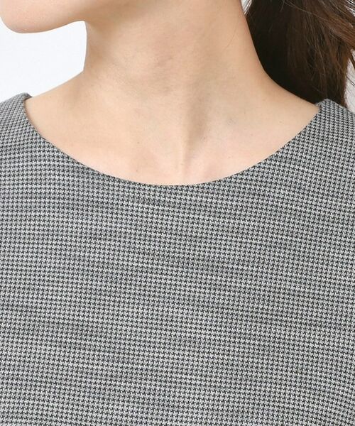 CORDIER / コルディア ミニ丈・ひざ丈ワンピース | 【M～3Lサイズ／洗える】クリアウール混ジャージワンピース | 詳細4