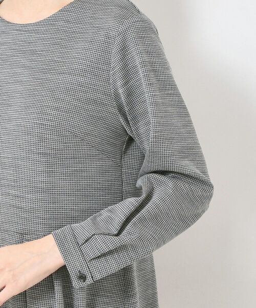 CORDIER / コルディア ミニ丈・ひざ丈ワンピース | 【M～3Lサイズ／洗える】クリアウール混ジャージワンピース | 詳細6