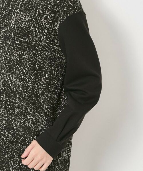 CORDIER / コルディア ミニ丈・ひざ丈ワンピース | 【M～4Lサイズ／洗える】セナプリントジャージワンピース | 詳細5