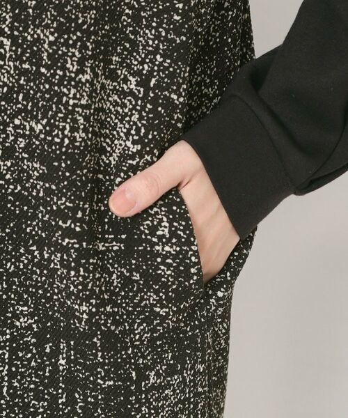 CORDIER / コルディア ミニ丈・ひざ丈ワンピース | 【M～4Lサイズ／洗える】セナプリントジャージワンピース | 詳細6