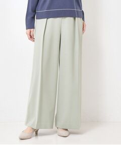 CORDIER / コルディア パンツ | 【S～4Lサイズ／ストレッチ／洗える】ステファニーワイドパンツ