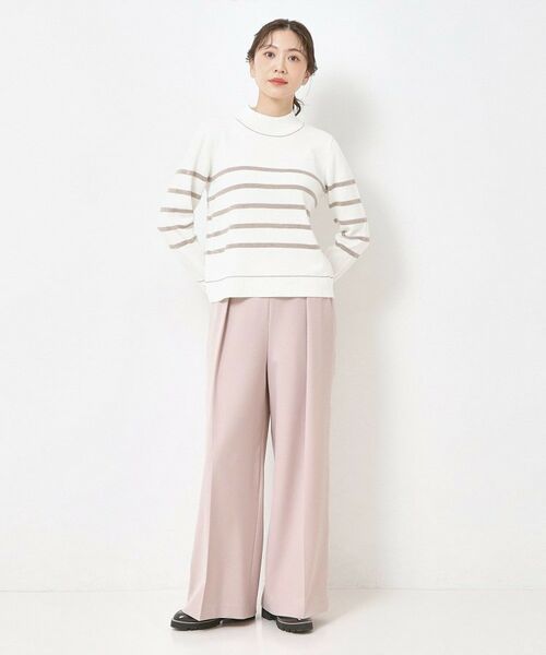 CORDIER / コルディア パンツ | 【S～4Lサイズ／ストレッチ／洗える】ステファニーワイドパンツ | 詳細10