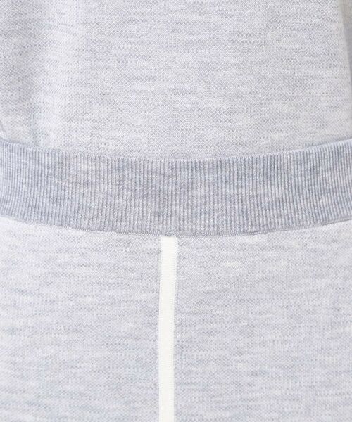 CORDIER / コルディア ロング・マキシ丈スカート | 【セットアップ】ウールブレンド配色ラインニットスカート | 詳細4