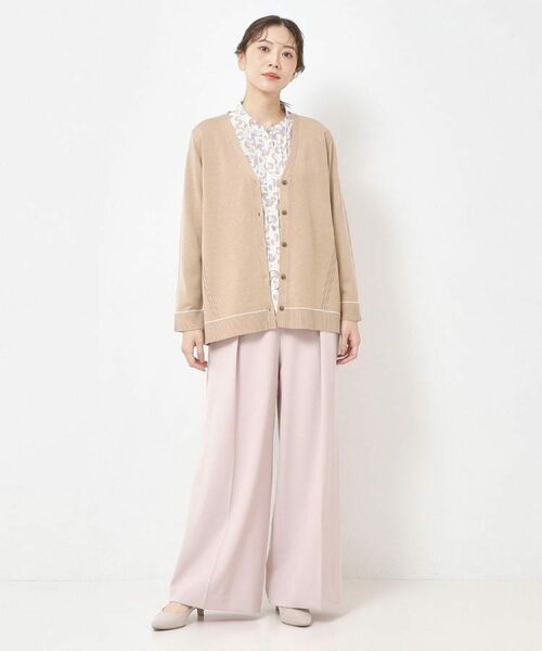 CORDIER / コルディア シャツ・ブラウス | 【M～3Lサイズ／セットアップ／洗える】エスポワール幾何プリントブラウス | 詳細10