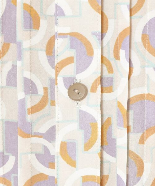 CORDIER / コルディア シャツ・ブラウス | 【M～3Lサイズ／セットアップ／洗える】エスポワール幾何プリントブラウス | 詳細12