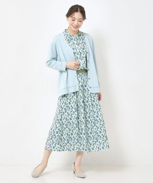 CORDIER / コルディア シャツ・ブラウス | 【M～3Lサイズ／セットアップ／洗える】エスポワール幾何プリントブラウス | 詳細15