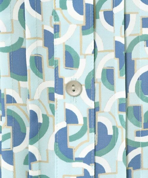 CORDIER / コルディア シャツ・ブラウス | 【M～3Lサイズ／セットアップ／洗える】エスポワール幾何プリントブラウス | 詳細17