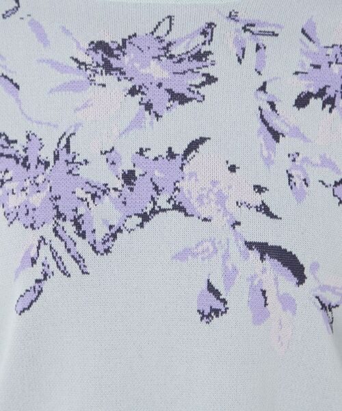 CORDIER / コルディア ニット・セーター | 【入卒セレモニー／おでかけ／M～3Lサイズ／セットアップ】フラワージャカードプルオーバーニット | 詳細14