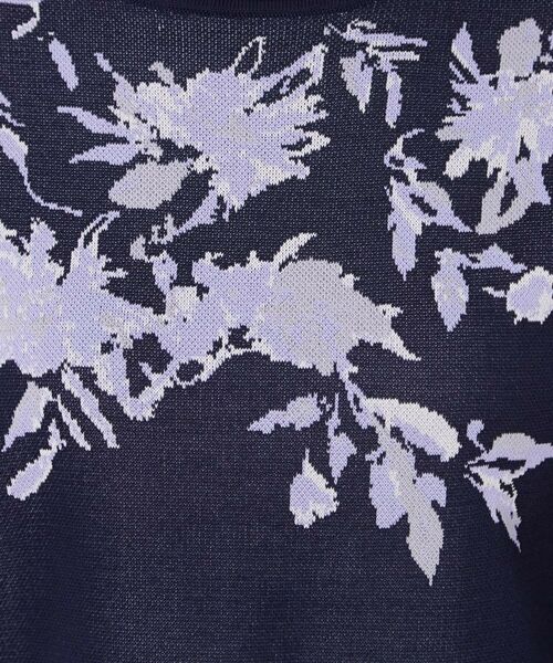 CORDIER / コルディア ニット・セーター | 【入卒セレモニー／おでかけ／M～3Lサイズ／セットアップ】フラワージャカードプルオーバーニット | 詳細18