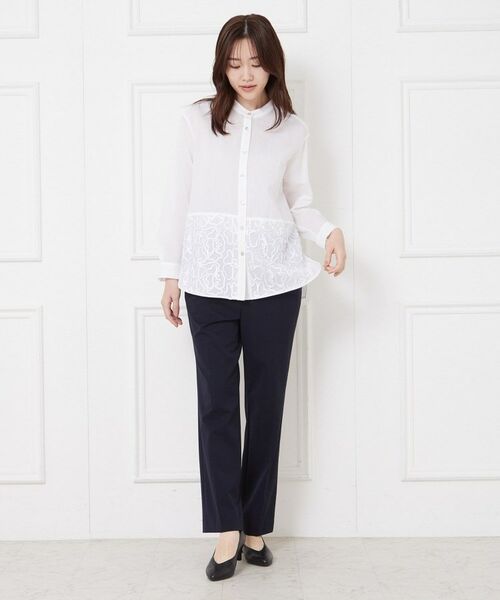 CORDIER / コルディア パンツ | 【M～4Lサイズ／2WAYストレッチ】グレーススマートパンツ | 詳細12