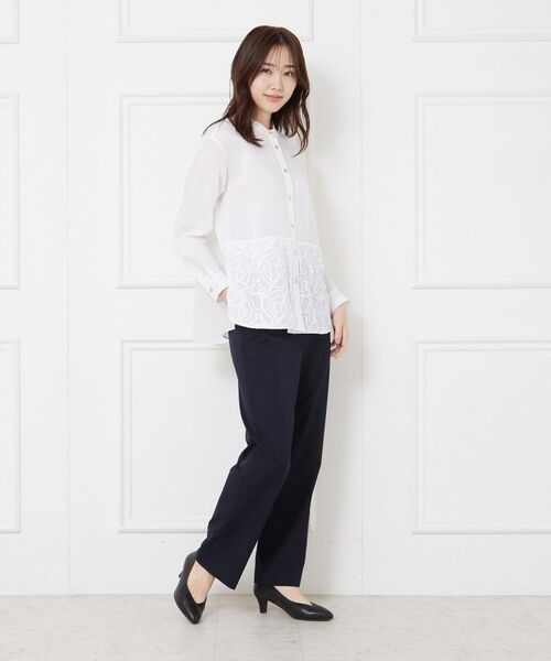 CORDIER / コルディア パンツ | 【M～4Lサイズ／2WAYストレッチ】グレーススマートパンツ | 詳細13