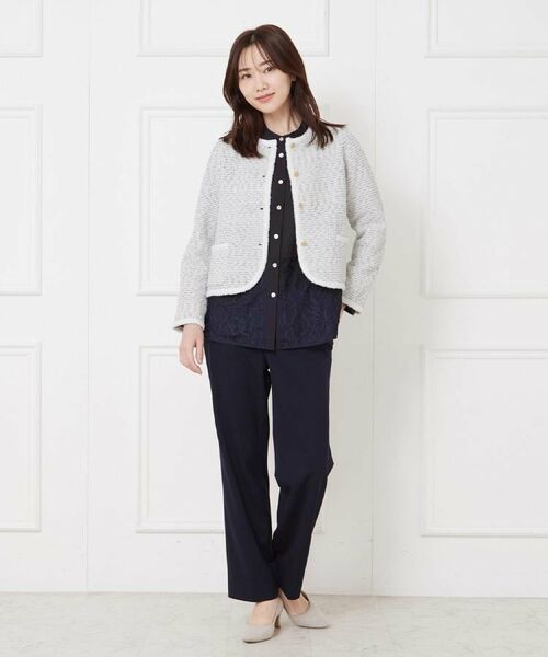 CORDIER / コルディア パンツ | 【M～4Lサイズ／2WAYストレッチ】グレーススマートパンツ | 詳細15