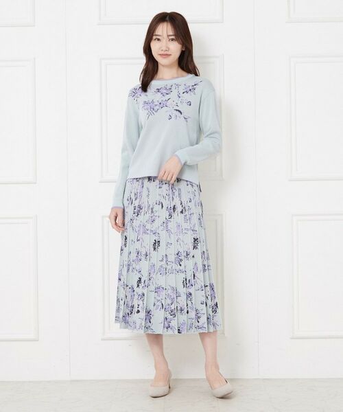 CORDIER / コルディア ロング・マキシ丈スカート | 【入卒セレモニー／おでかけ／セットアップ】フラワージャカードスカート | 詳細11