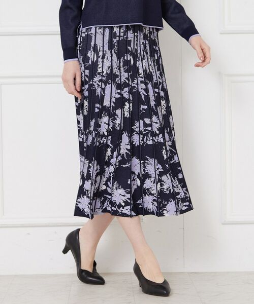 CORDIER / コルディア ロング・マキシ丈スカート | 【入卒セレモニー／おでかけ／セットアップ】フラワージャカードスカート | 詳細14
